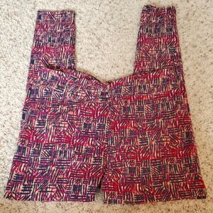 #L036 (CH) NWOT LuLaRoe Multicolor Abstract Leggings